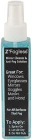 img 4 attached to 🪞 Zadro Z'Fogless Free Mirror and Glasses Solution: Premium Anti-Fog Spray for Windows, Eyeglasses, Lens, Goggles, and Masks - White