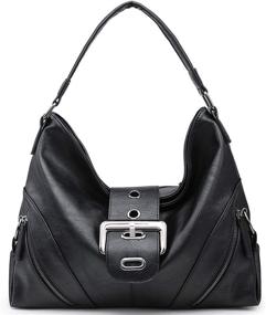 img 4 attached to 👜 Women's Large Shoulder Handbags with Buckle - Handbags & Wallets