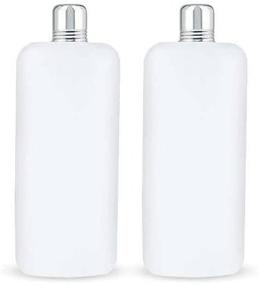 img 3 attached to Set of 2 Travel Flasks, 26 oz, made of Plastic