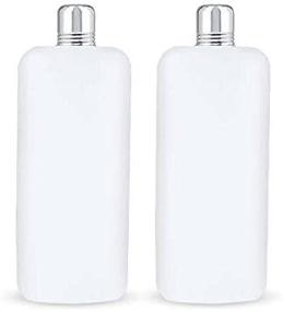 img 4 attached to Set of 2 Travel Flasks, 26 oz, made of Plastic