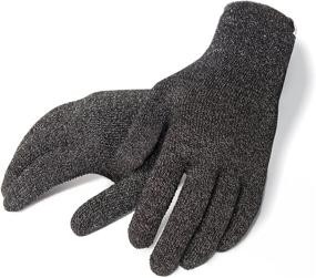 img 3 attached to Agloves Polar Sport Unisex Touchscreen Gloves - Fleece Lined Interior for Extra Comfort and Warmth - Compatible with iPhone, Android, iPad, Nexus - S/M Black