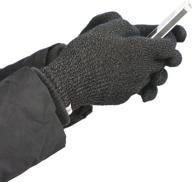 agloves polar sport unisex touchscreen gloves - fleece lined interior for extra comfort and warmth - compatible with iphone, android, ipad, nexus - s/m black логотип