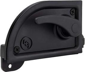 img 4 attached to 🚪 RV Screen Door Latch by RecPro – Enhancing your RV Exterior Door with Black Camper Screen Door Latch for Optimal Functionality