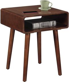 img 3 attached to 🌰 Napa End Table in Espresso by Convenience Concepts