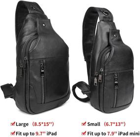 img 3 attached to 🎒 Texbo Genuine Leather Backpack Daypacks: A Blend of Style and Durability