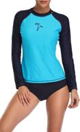 haimao long sleeve rashguard swimsuits gray black women's clothing logo