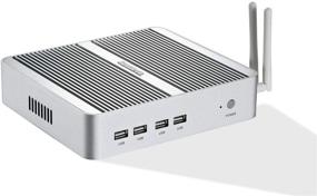 img 3 attached to 💻 Kingdel Мини-ПК, Бесшумный и Мощный Настольный Компьютер, Процессор Intel i5 8-го поколения с 4 ядрами, 16 ГБ оперативной памяти DDR4, 250 ГБ накопитель SSD, Разрешение 4096x2304, Порт HD, LAN, VGA, 4xUSB 3.0, Wi-Fi, ОС Windows 10 Pro