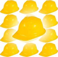 👷 child-sized yellow construction worker hat helmet: ideal for parties and classroom activities logo