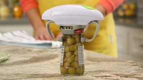 img 1 attached to Robo Twist Electric Jar Opener - The Ultimate Handsfree Jar Opener for All Jar Sizes - As Seen on TV