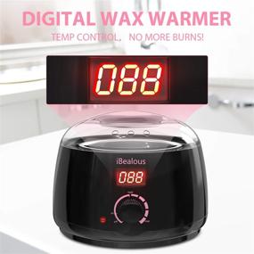 img 3 attached to 🔥 Waxing Kit Wax Warmer: Effective Hair Removal for Men's and Women – Shave & Smooth Skin Solution