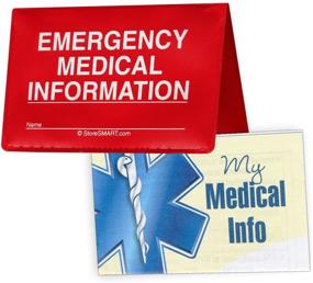 img 2 attached to 🚨 Compact and Convenient StoreSMART Folding Emergency Information VOLPRWLT 5: Organize Vital Details for Quick Access