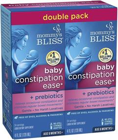 img 3 attached to Mommy's Bliss Baby Constipation Ease: Prebiotic Formula for Gentle and Effective Relief, Ages 6 Months+, Pack of 2, 8.0 Fl Oz Total