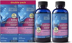 img 4 attached to Mommy's Bliss Baby Constipation Ease: Prebiotic Formula for Gentle and Effective Relief, Ages 6 Months+, Pack of 2, 8.0 Fl Oz Total