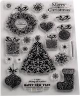 sheets silicone stamps scrapbooking christmas logo