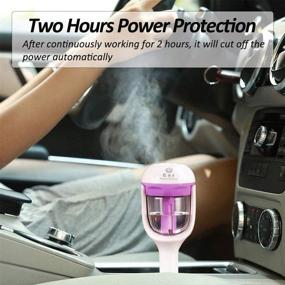 img 2 attached to MIGHTYDUTY Car Air Humidifier Aromatherapy Essential Oil Diffuser Freshener - Blue