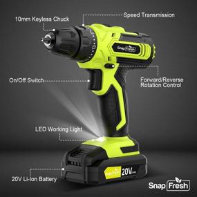 img 3 attached to ⚡️ Infinite Variable Electric Cordless Drill