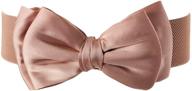 dorchid women stretchy cinch bowknot women's accessories logo