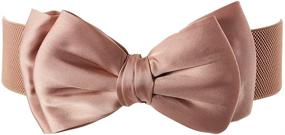 img 4 attached to Dorchid Women Stretchy Cinch Bowknot Women's Accessories