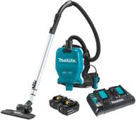 makita xcv09pt 18v x2 lxt lithium-ion (36v) brushless cordless backpack dry vacuum kit with hepa filter - 1/2 gallon capacity (5.0ah) logo