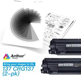 img 3 attached to Enhanced Canon 137 Black Toner Cartridges Replacement by Arthur Imaging - 2-Pack