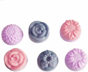 img 3 attached to 🌺 Versatile X-Haibei Sunflower Chrysanthemum Rose Mini Flower Soap Chocolate Silicone Mold - 1oz / Dia. 1.6inch