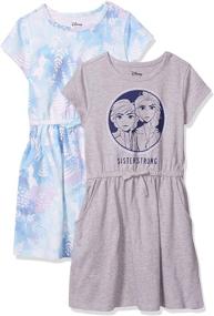 img 3 attached to 👗 Spotted Zebra Girls' Disney Star Wars Marvel Frozen Princess Dresses with Short Sleeves and Cinch Waist – Amazon Brand