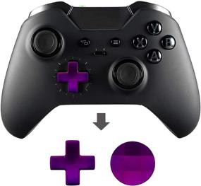 img 1 attached to 🎮 Enhanced Replacement D-Pad Kits for Xbox One Elite Controller, Elite Series 2 Controller - Faceted & Standard D-Pads with Tools (Purple)