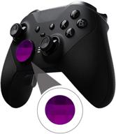 🎮 enhanced replacement d-pad kits for xbox one elite controller, elite series 2 controller - faceted & standard d-pads with tools (purple) logo