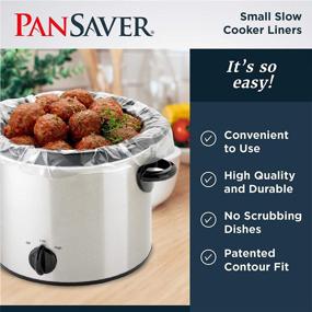 img 1 attached to Kitchen Use PanSaver Small Slow Cooker Liner, Perfect Fit for 1-3 Quarts | Pack of 5