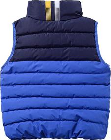 img 3 attached to M2C Quilted Contrast Sleeveless Boys' Clothing and Jackets & Coats