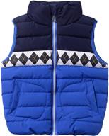 m2c quilted contrast sleeveless boys' clothing and jackets & coats logo