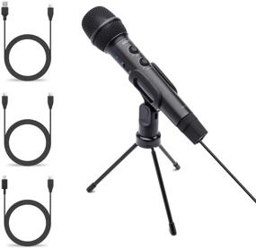 img 4 attached to Movo Handheld Cardioid 🎙️ Condenser Microphone: Unleash Crystal-Clear Audio Quality