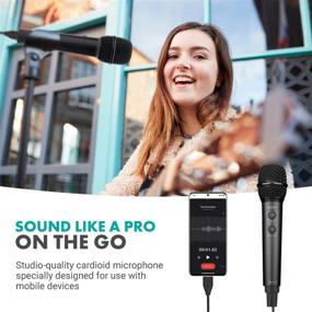 img 1 attached to Movo Handheld Cardioid 🎙️ Condenser Microphone: Unleash Crystal-Clear Audio Quality