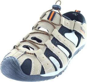 img 4 attached to Gola Shingle Outdoor Trekking Sandals: Durable Men's Shoes for Adventures