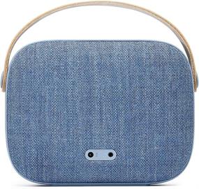 img 2 attached to 🔵 Auqa Blue Vifa Helsinki Bluetooth Speaker: Hi-Resolution 4.0 Wireless Speakers in Stylish Handle Bag Look
