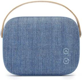 img 3 attached to 🔵 Auqa Blue Vifa Helsinki Bluetooth Speaker: Hi-Resolution 4.0 Wireless Speakers in Stylish Handle Bag Look