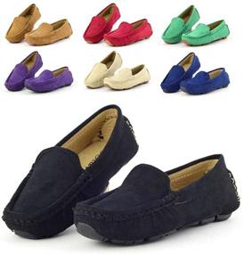 img 3 attached to 👧 DADAWEN Girls Loafers Oxford and Toddler Boys' Shoes: Stylish and Versatile Oxfords for Kids