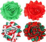 🌺 christmas dog collar flower accessory - boombone flower charms sliders for holiday dog collars logo