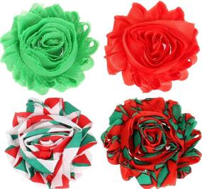 img 4 attached to 🌺 Christmas Dog Collar Flower Accessory - BoomBone Flower Charms Sliders for Holiday Dog Collars