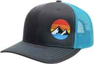 explore the outdoors with wue trucker hat - stylish snapback hats for men logo