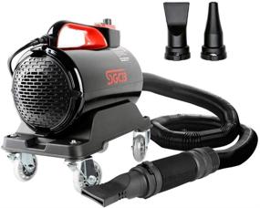 img 4 attached to 🚀 SGCB PRO Car Air Dryer Blower: High Powered 5.0HP Air Cannon for Fast Car Wash Water Drying with Caster Base, Flexible Hose, and Air Jet Nozzles