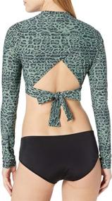 img 1 attached to BCBGeneration Womens Rashguard Swimsuit XX Small Women's Clothing