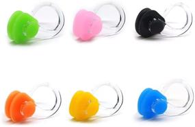 img 3 attached to 🏊 Zooshine BRBD Waterproof Silicone Nose Clip Plugs for Swimming - Set of 6 - Adults and Children Age 7+ (6 Pack)