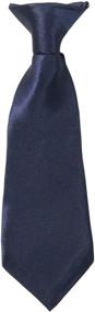 img 1 attached to 👔 Solid Clip-On Tie for Little Boys - American Exchange