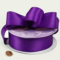 🎀 purple haze deluxe double face satin ribbon, 1-1/2 inches x 50 yards logo