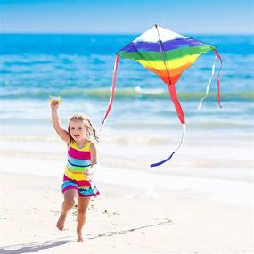 img 3 attached to 🪁 Simxkai Kite Kids Beginners Toddlers: Perfect Introduction to Flying for Children