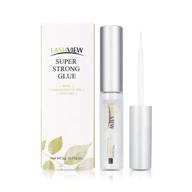 lashview eyelash glue - clear adhesive for false lashes, waterproof & latex-free, sensitive glue for strong hold - 5g logo