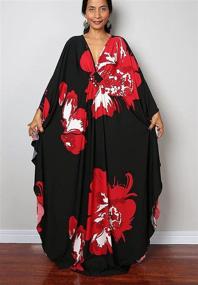 img 3 attached to Swimsuit Turkish Wrinkle Kaftans Batwing