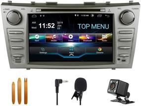 img 4 attached to 🚗 SWTNVIN Camry Car Stereo: Android 10.0 Double Din 8 Inch Touch Screen Multimedia Receiver – Bluetooth, GPS, Radio, DVD Player – 2007-2011, 2GB+16GB
