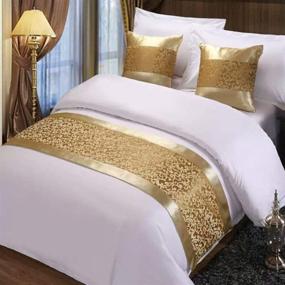 img 3 attached to Twelve Champagne Bedspreads Decorations 19 7X82 7In